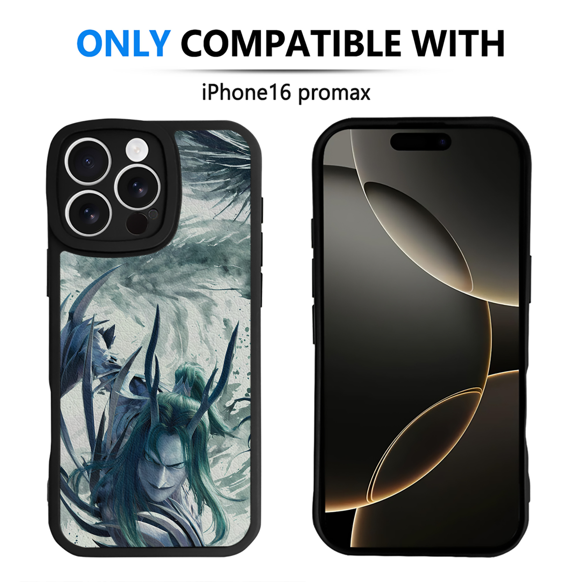 （画像用） Ne Zha 2 ナタ 魔童の大暴れ 【iPhone 16シリーズ対応】シリコンスマホケース（レザー調） 材質：シリコン